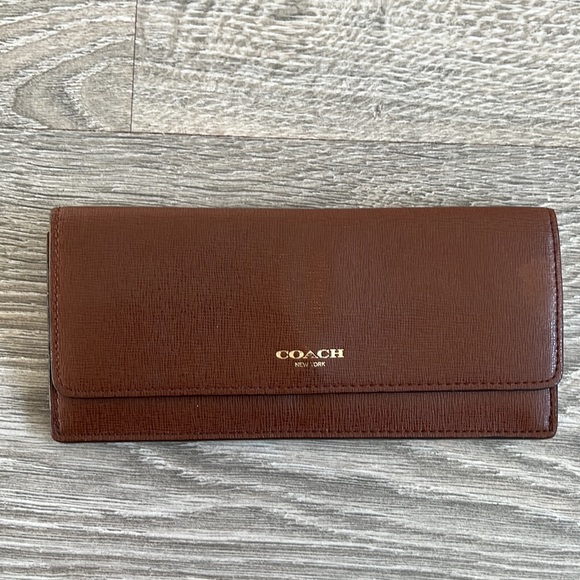 Coach Handbags - Coach Cognac Wallet